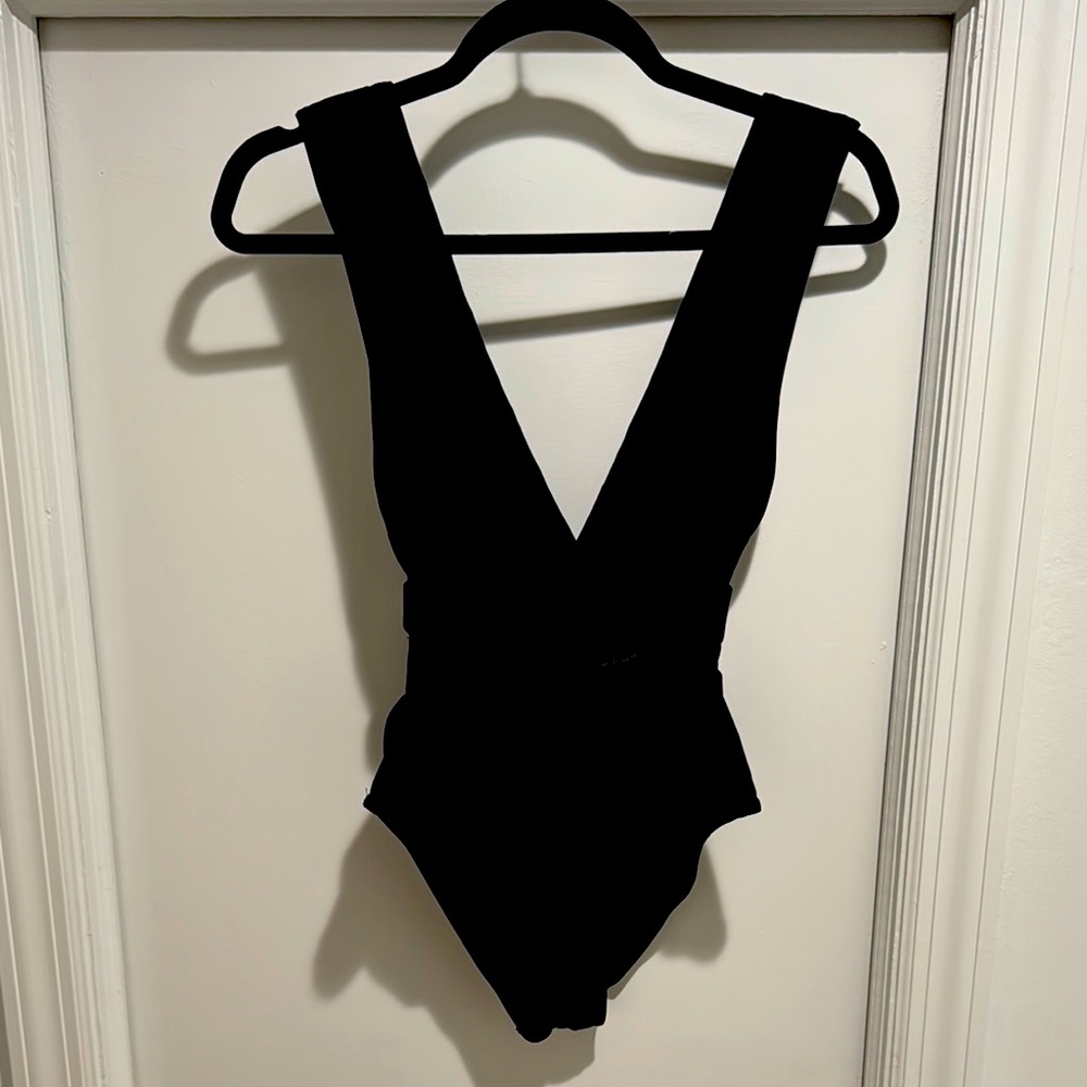 Zimmermann Black Bathing suit Plunging V-neckline
Size 1